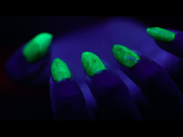DIY Glow-in-the-Dark Halloween Claw Nails Tutorial