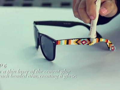 D.I.Y. Mosley Tribes Beaded Sunglasses | MTV FORA