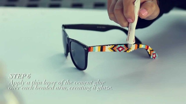 D.I.Y. Mosley Tribes Beaded Sunglasses | MTV FORA