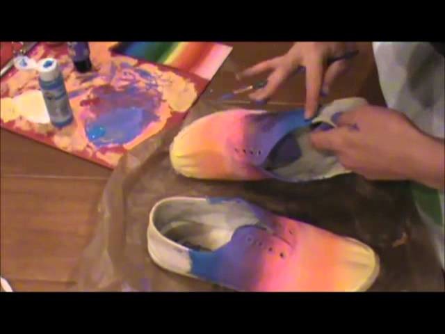 DIY Painted Shoes for Summer