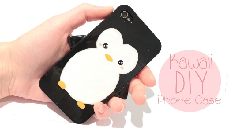 DIY Penguin Phone Case - EASY and Cute