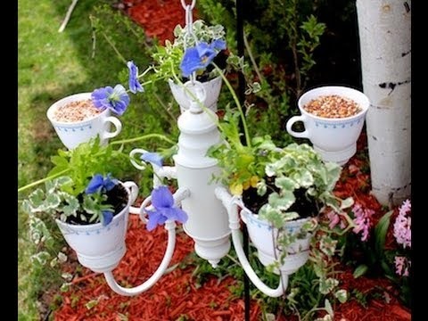 DIY Tea Party Planter