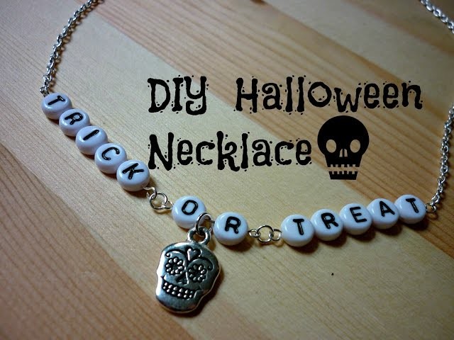 DIY Trick or Treat Necklace ¦ The Corner of Craft