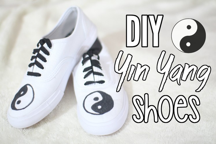 DIY | Yin Yang Canvas Shoes