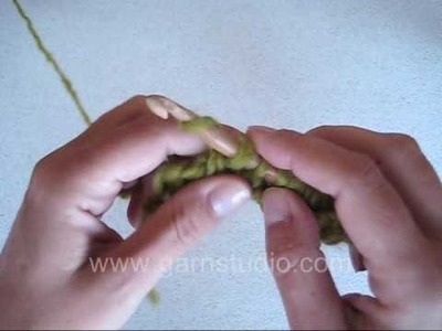 DROPS Crochet Tutorial: How to crochet Tunisian, Afghan or Tricot