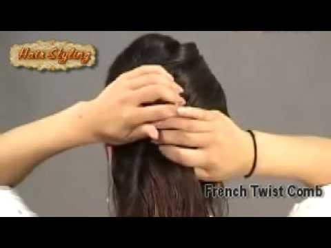 Easy Hair DIY with a French Twist Comb 03