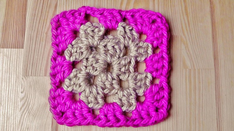 How to crochet a traditional Granny Square