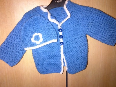 How to crochet baby sweater