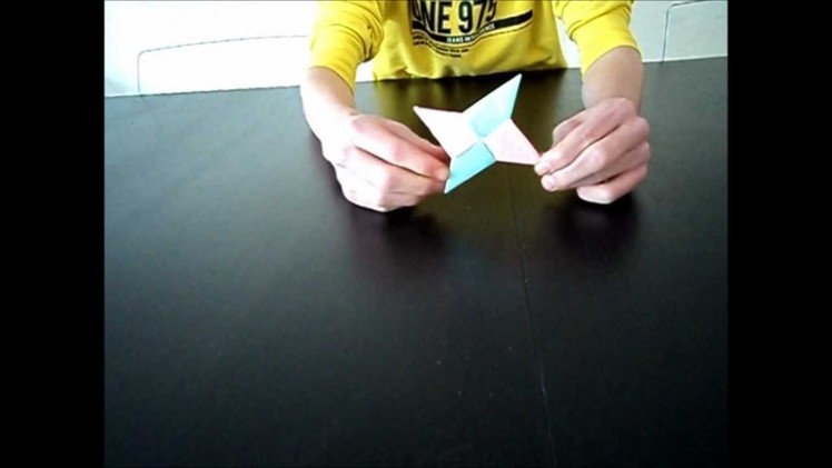 How To Fold A Origami Ninja Star. Shuriken \ Hoe Vouw Je Een Origami Werpster