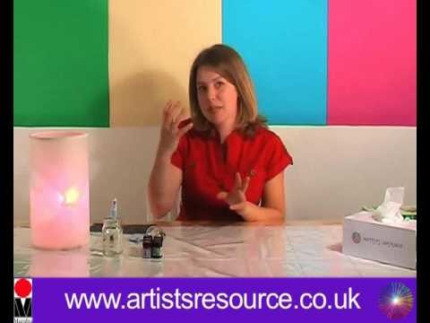 How to Hand Paint a Lightbulb - Glass Painting Project - Art and Craft