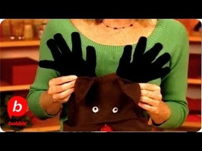 How to Make a Christmas Reindeer Winter Hat | Crafts | Babble