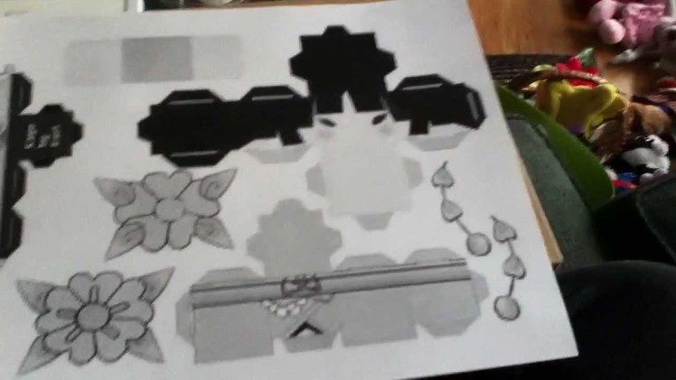 How to make a Kagu papercraft part 1 of 2