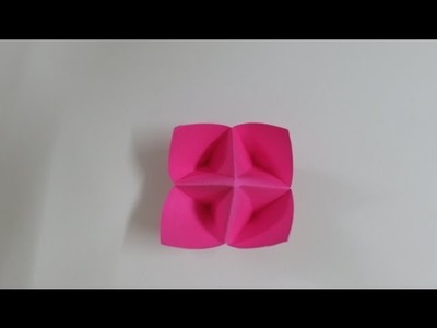 How To Make A Paper Fortune Teller ( Step By Step). Paper Games Origami Flower