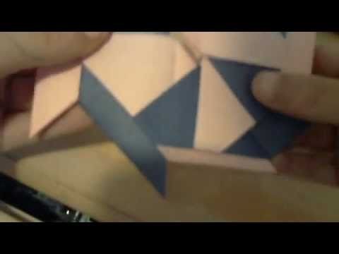 How to make a transformable origami ninja star and frisbee