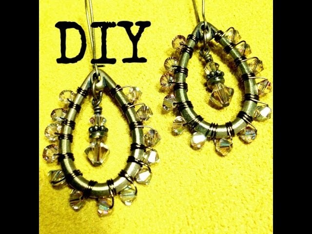 How to Make Beaded Wire Coil Teardrop Earrings with The Bead Place