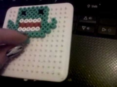 How to make domo out of perler beads