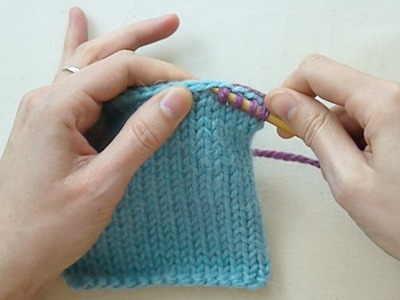 How To Pick Up Stitches On Hand Knits