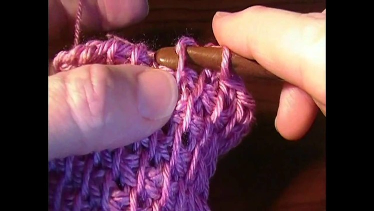 How to Single Crochet Bind Off in Tunisian Crochet