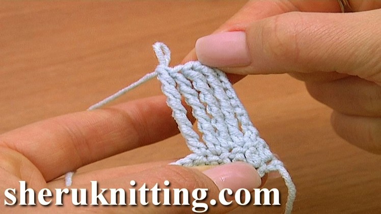 How to Work Quintuple Treble Crochet Stitch Crochet Basics Tutorial 14