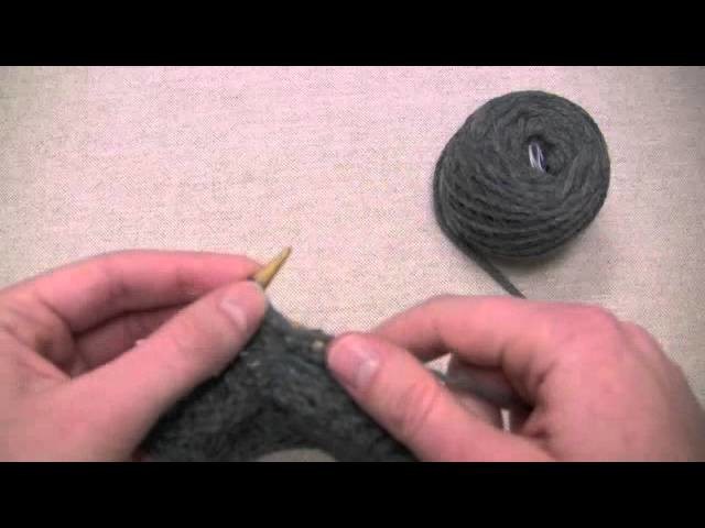 Knitting a Bobble