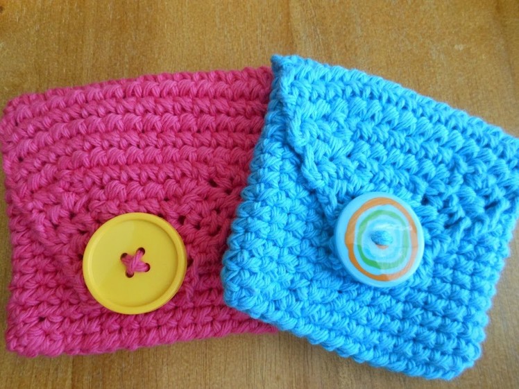 Lovely Crochet Pouch.Bag tutorial