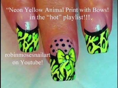 Nail Art Design - DIY Neon Leopard Nails Tutorial