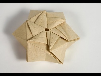 Origami - How to fold a StarPuff Box