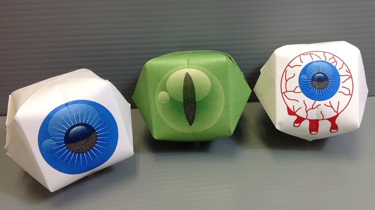 Print Your Own Origami Eyeballs for Halloween