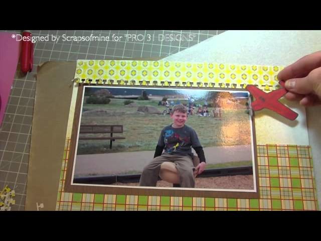Process Video - Scrapbook Layout "Fly"