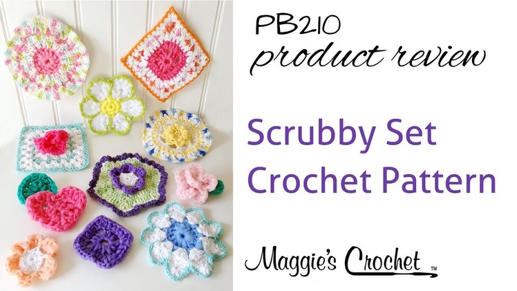 Scrubby Set Crochet Pattern Product Review PB210