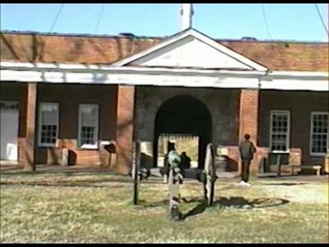 Self-tour through Fort Pulaski - near Savannah, Georgia