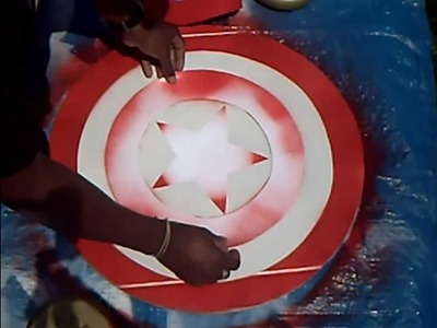 The Avengers How-to: Cardboard Captain America Shield