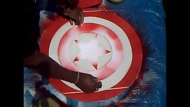 The Avengers How-to: Cardboard Captain America Shield