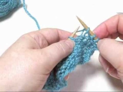 This is how I knit and purl