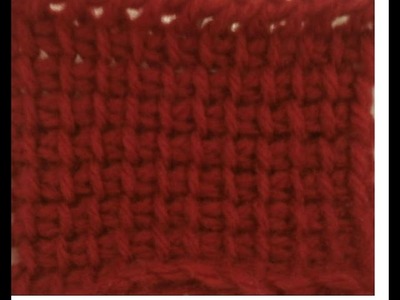 Tunisian Crochet - Afghan Stitch