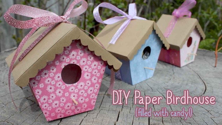 Tutorial: Paper Birdhouses | Mother's Day Crafts 