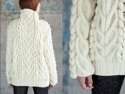 #19 Oversized Cable Top, Vogue Knitting Holiday 2011