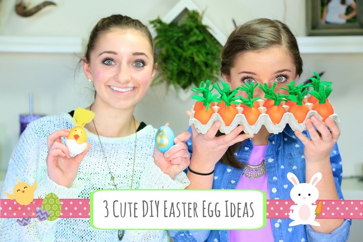 3 Cute DIY Easter Egg Ideas | Brooklyn and Bailey