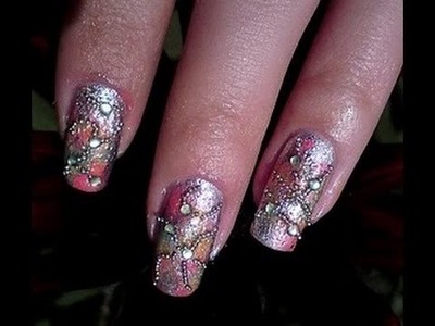 Beads- colorful  nail art design
