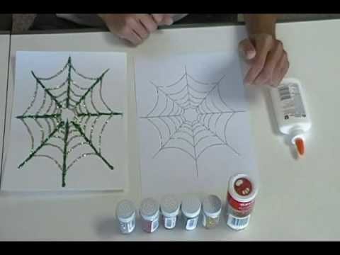 Crafty Creations #11: Creepy Crawly Pipe Cleaner Spiders & Spakling Spider Webs