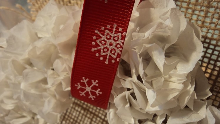 Create an Easy Tissue-Paper Wreath - DIY Home - Guidecentral