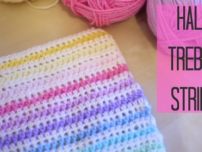 CROCHET: Half Treble crochet Stripe (Half double US) | Bella Coco