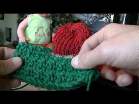 Crochet Santa & Elf Baby Booties