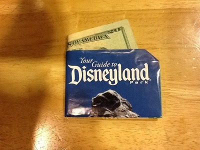Disney Origami: Disneyland Map Wallet