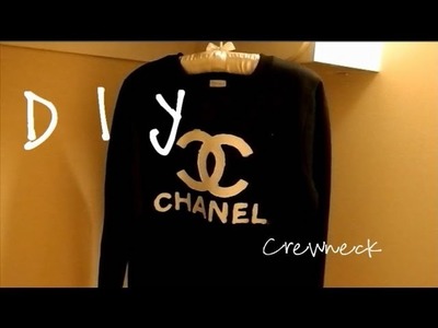 ♡ DIY: Chanel Inspired Crewneck Tutorial ♡