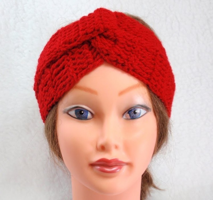 DIY, Crochet Headband Turban, Tutorial, DIY Simple and Quick Gift