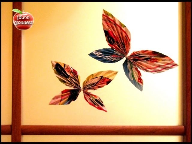 DIY Decor Ideas - How To Make Paper Butterfly - Decorate Your Room