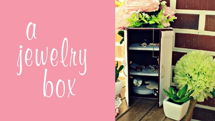 ☞DIY☜ How to Make a Jewelry Box Out of a Paper Package Box ⇒ Super Simple!