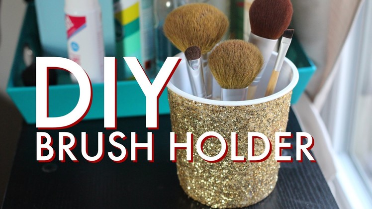 DIY Recycled Brush Holder
