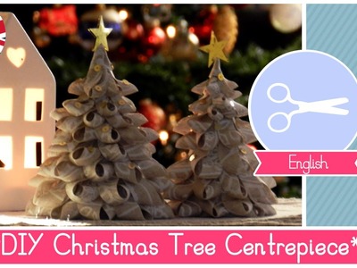 DIY Tutorial Christmas Centerpiece: Fabric Trees EASY, FUNNY and CHEAP